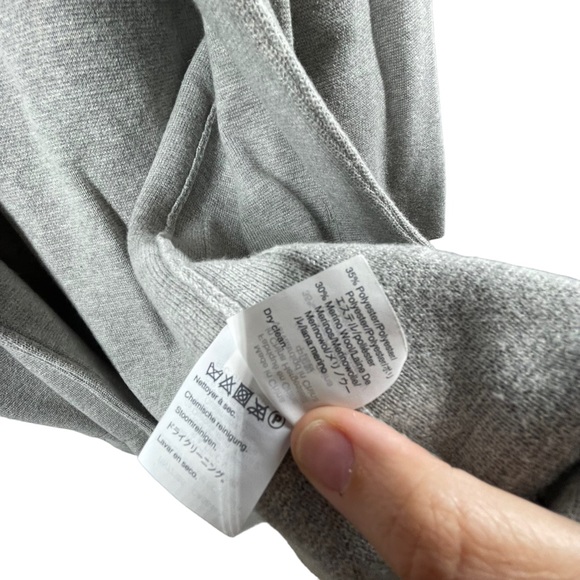 J. Crew Light Gray Colored Sophie Open Front Sweater Blazer - Picture 9 of 9